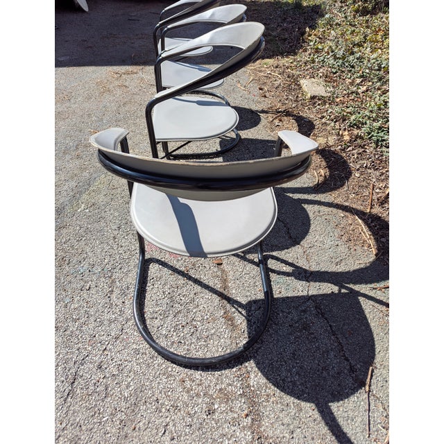 1970s Arrben Attributed, Italy Dinning Chairs For Sale - Image 12 of 12