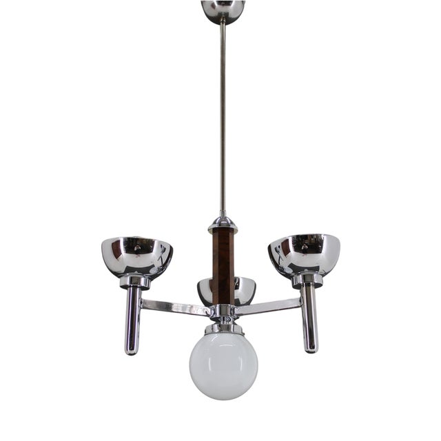 Art Deco Chandelier, Czechoslovakia, 1930s For Sale