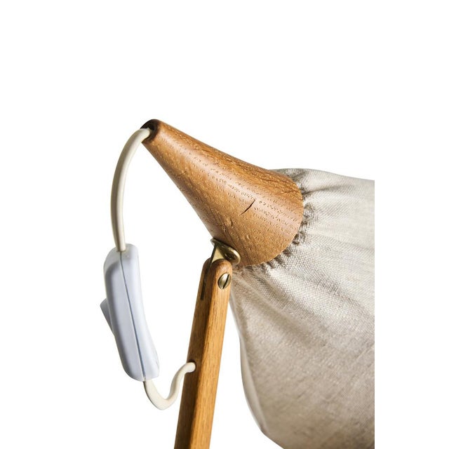 Mid-Century Giraffe Lamp in Teak by Uno & Östen Kristiansson for Luxus Vittsjö, Sweden, 1950s For Sale - Image 6 of 7