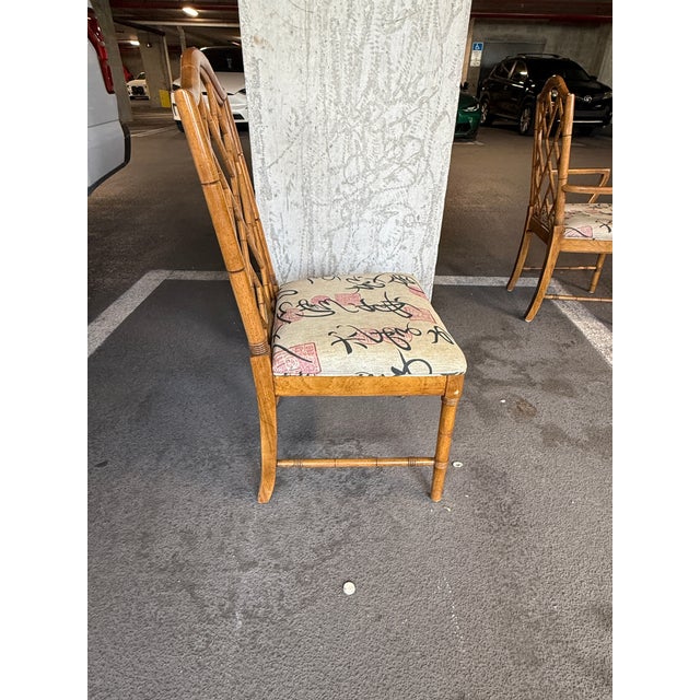 1970s Vintage Six Chinese Chippendale Dining Chairs - A Set For Sale - Image 12 of 12