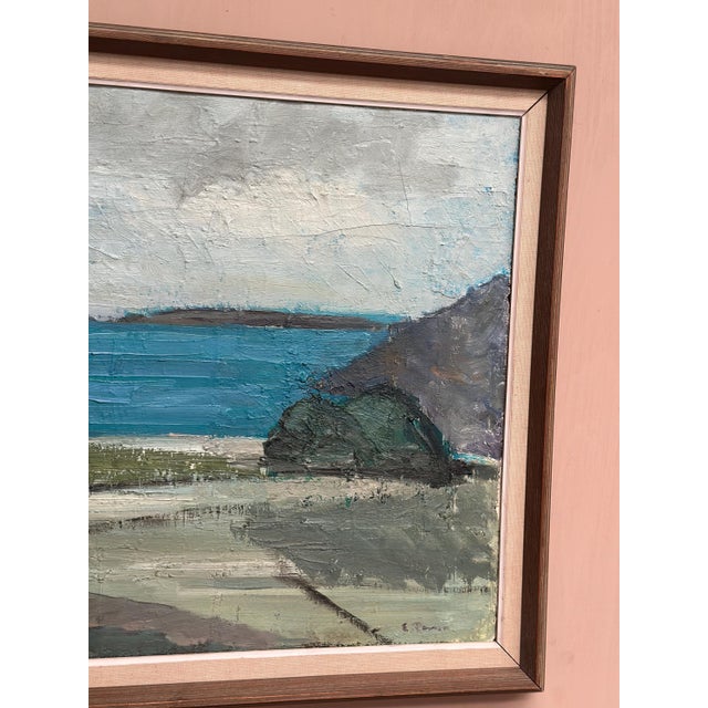 Einar Persson, Coastal Motif, 1950s, Oil on Panel, Framed For Sale - Image 4 of 18