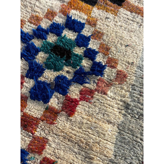 Vintage Moroccan Berber Beni Ourain Rug For Sale - Image 10 of 10