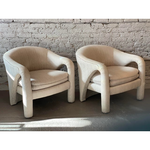 1980s 1980s Vintage Postmodern Sculptural Arc Chairs - A Pair For Sale - Image 5 of 12
