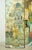Vintage Decoupage Wood Room Divider Screen For Sale - Image 6 of 8