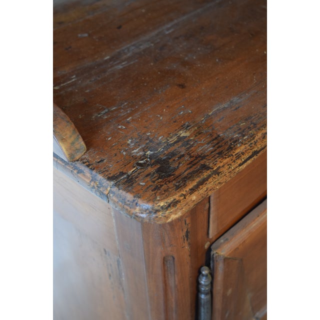 19th Century French Provincial Cherrywood Kitchen Cupboard Chairish