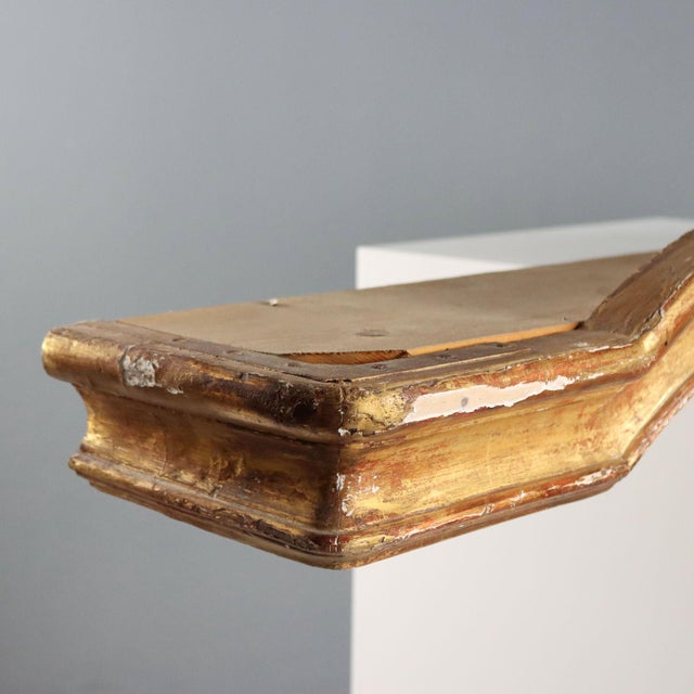 Wood Giltwood Pelmet with Rocaille Carving For Sale - Image 7 of 11