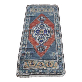 Vintage Decorative Handmade Floor Turkish Rug For Sale