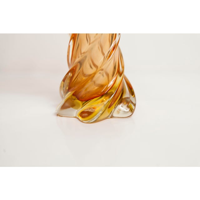 1960s Orange and Red Murano Glass Vase from Fratelli Toso, 1960s For Sale - Image 5 of 15