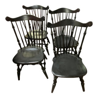 20th Century Painted Windsor Chairs For Sale