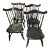 20th Century Painted Windsor Chairs For Sale