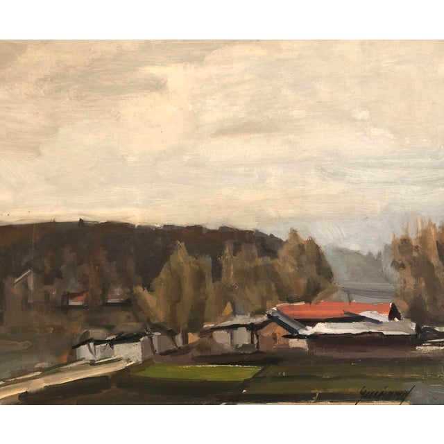 René Guinand, Paysage, Oil on Canvas, Framed For Sale - Image 9 of 9