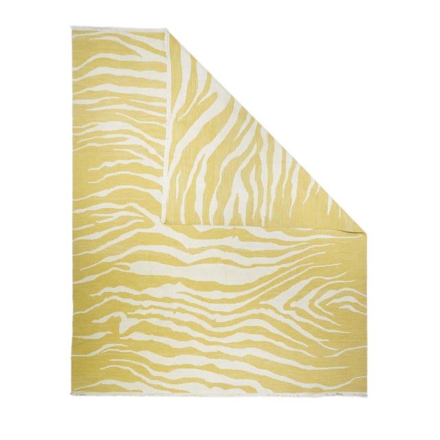 Sumak Area Rug 8’0" x 10’0". A technique rather than a specific type, in which warps are wrapped by coloured wefts to...