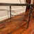 Metal Vintage Heavy Hand Forged Metal and Glass Coffee Table in the Style of Dennis and Leen For Sale - Image 7 of 12