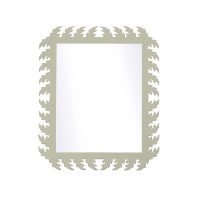 Contemporary Fleur Home Audubon Rectangle Mirror in Mizzle, 38x48 For Sale - Image 3 of 3