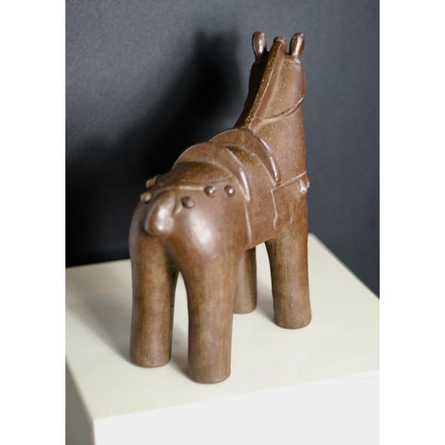 Japanese Ceramic Horse, 1950s For Sale - Image 15 of 17
