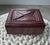 This gorgeous, handcrafted leather keepsake box from Africa is a stunning example of Tuareg craftsmanship.
