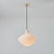 1950s Stilnovo Sculptural Opaline Glass Pendant, Unmarked For Sale - Image 10 of 12