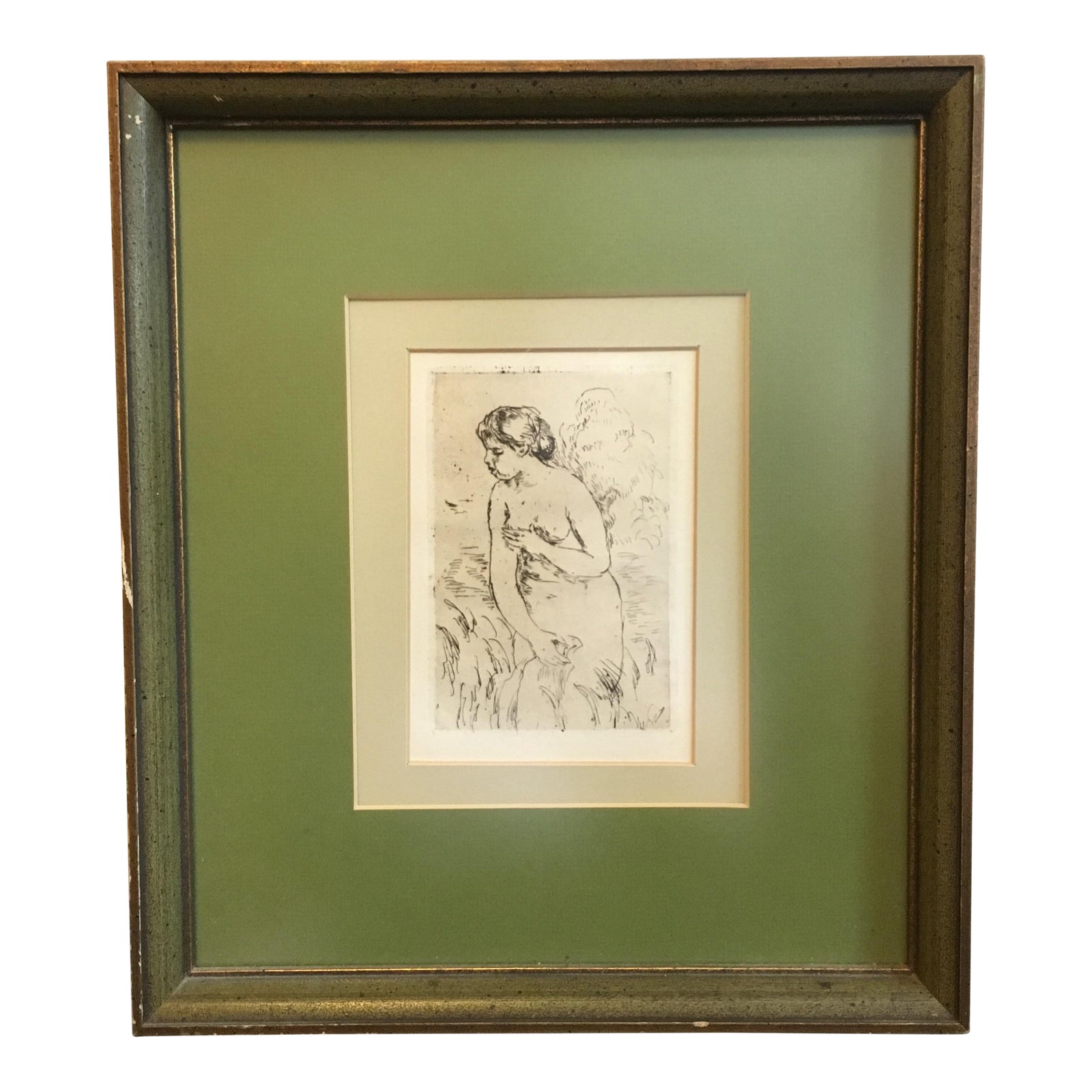 Renoir Etching, Circa 1919 Chairish