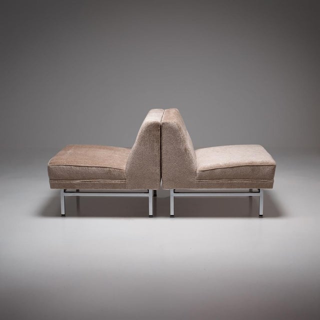 1960s Modular Lounge Chairs by George Nelson for Herman Miller, 1960s, Set of 2 For Sale - Image 5 of 15