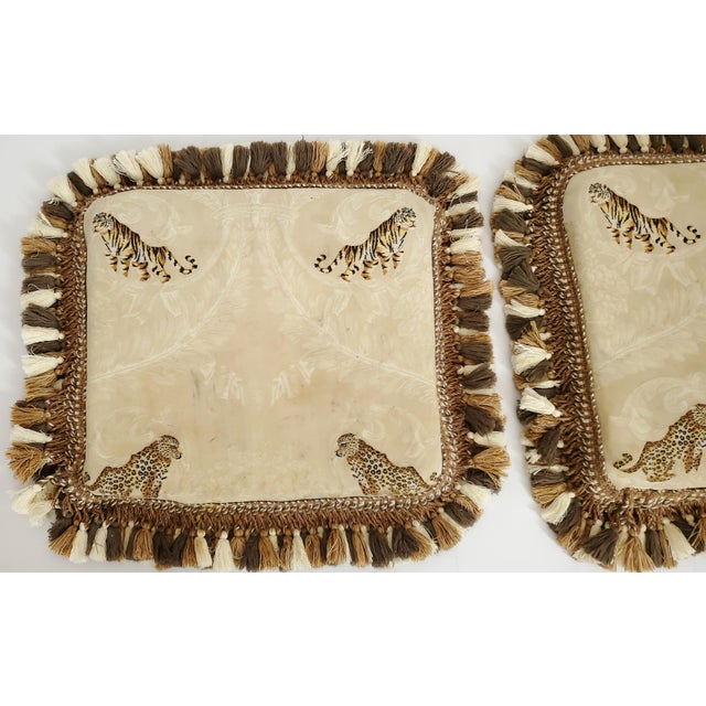 Benches With Upholstered Cushions Pair For Sale - Image 15 of 18