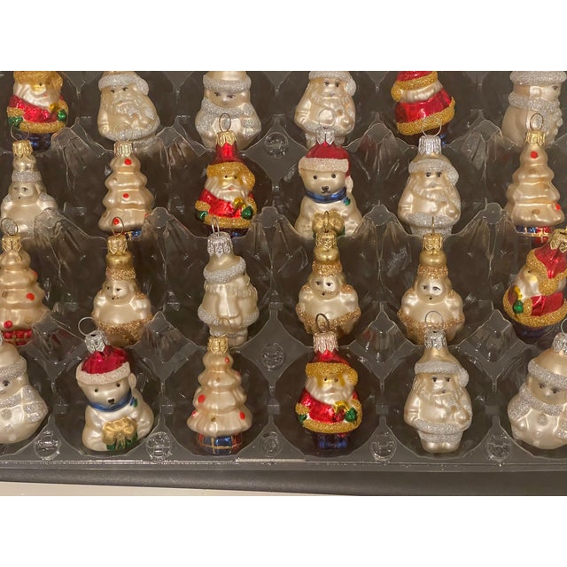 Traditional 1970s Set of 24, Vintage Mini German Christmas Figurines For Sale - Image 3 of 4
