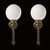 Empire style wall sconces, inspired by the timeless elegance of the 1940s. These sconces perfectly capture the essence of...