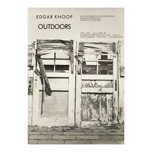1982 Norwegian Photography Exhibition Poster, Edgar Knoop “Outdoors”