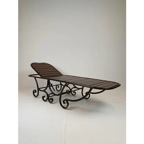 Black Italian Brown Wood Daybed For Sale - Image 8 of 12