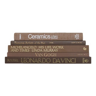 Late 20th Century Clay Arts Coffee Table Books - Set of 5 For Sale