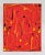 Red Atsuko Okamoto Abstract Serigraph A. P. "Red Maze" Signed For Sale - Image 8 of 8