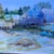 Original approx 15 x 22 painting on paper unsigned unframed (double sided)
