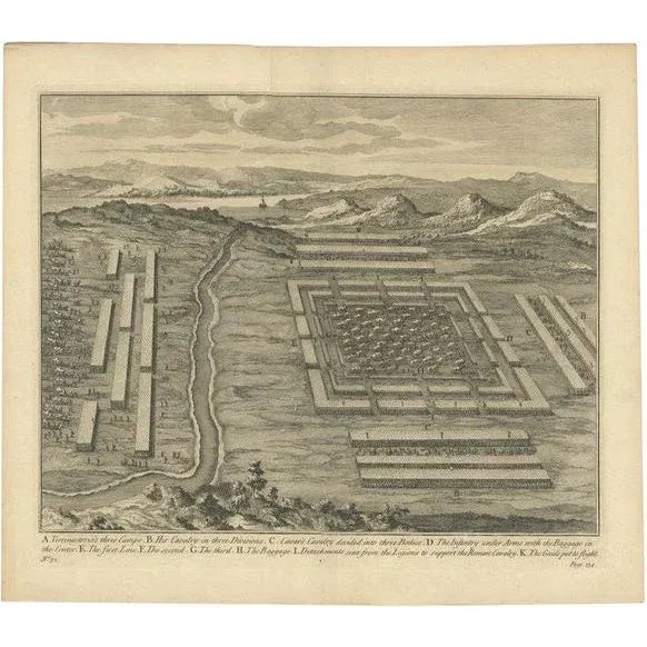 Duncan, Vercingetorixs Three Camps, 1753, Paper For Sale - Image 6 of 6