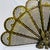 Early 20th Century 19th Century Gilt Bronze Brass Victorian Peacock and Sphinx Fire Screen Fan For Sale - Image 5 of 18