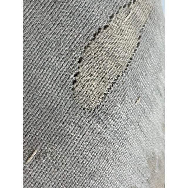 Antique French Aubusson Tapestry Pillow Cushion Large 21" Cherub Lyre Book For Sale - Image 12 of 12