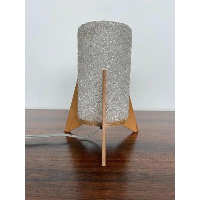 Wood Space Age Rocket Table Lamp by Pokrok Zilina, 1970s For Sale - Image 7 of 8