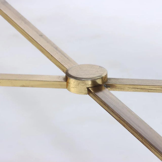 Bronze A Pair of French Two Tone Bronze Coffee Tables Attributed to Jansen. C 1970 For Sale - Image 8 of 9