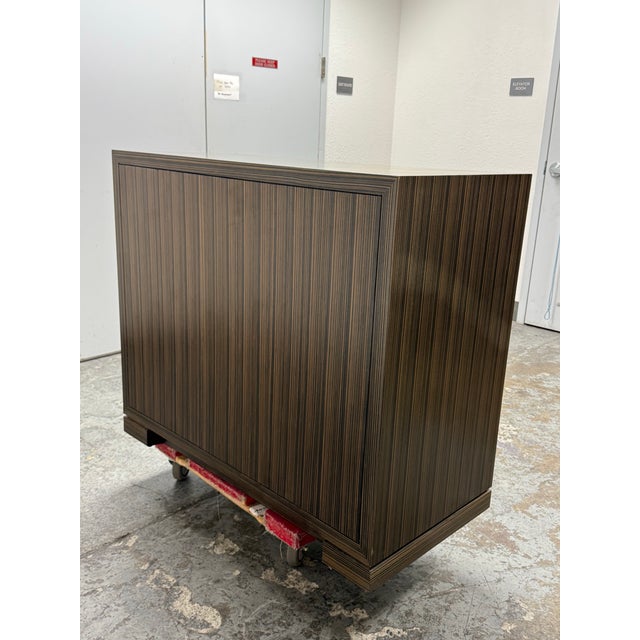 Contemporary Macassar Style Six Drawer Chest For Sale - Image 10 of 12