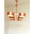 Mid-Century Modern Rectangular Polished Copper Chandelier Italian Chandelier by SimoEng For Sale - Image 3 of 6