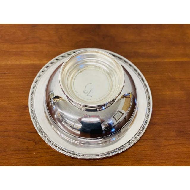 Early 20th Century Vintage Wm a Roger’s Silverplate Footed Bowl With Lid For Sale In Louisville - Image 6 of 7