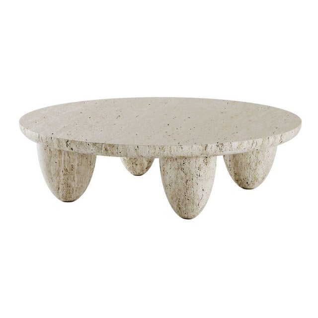 Lunarys Round Center Table by Hommés Studio For Sale - Image 6 of 6