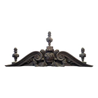 19th Century Architectural Ornament with Cherub Decoration For Sale