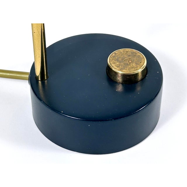 Mid-Century Modern Adjustable Bedside Table Lamps, 1950s, Set of 2 For Sale - Image 16 of 18