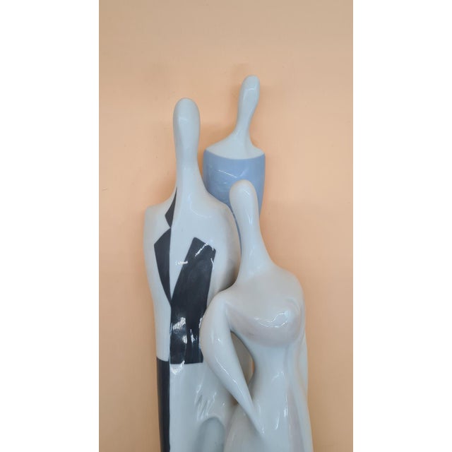 Large Figurine in Porcelain, Czechoslovakia, 1950s For Sale - Image 6 of 9