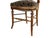 19th Century Sculptural Backrest Walnut and Velvet Sec Dining Chairs, Set of 4 For Sale - Image 5 of 13