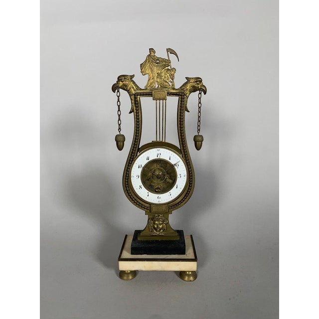 Louis XVI period skeleton clock. French work, circa 1760, 18th century. For Sale