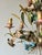 French Polychrome Floral and Wheat Tole 5-Light Chandelier, 1960s For Sale - Image 11 of 18