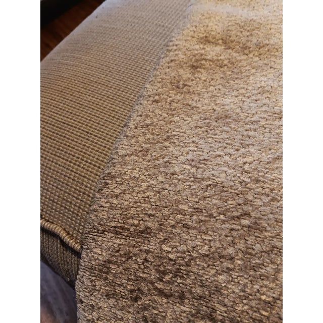 Beige Scalamandre Beige-Gold Nubby Boucle Heavy Upholstery Fabric- 2 Yards For Sale - Image 8 of 8