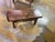 Vintage Hand Crafted Solid Wood Dining Table With Two Benches For Sale - Image 10 of 12