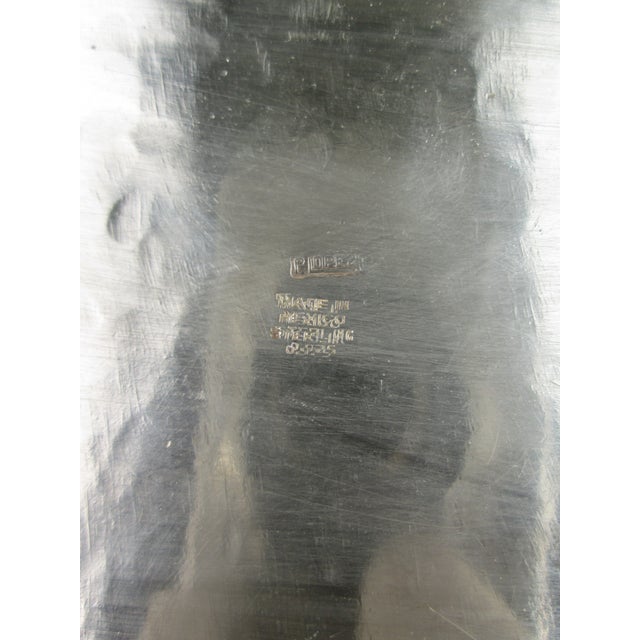 Mid 20th Century P Lopez G Mexican Sterling Silver Candle Sticks - a Pair For Sale - Image 11 of 11