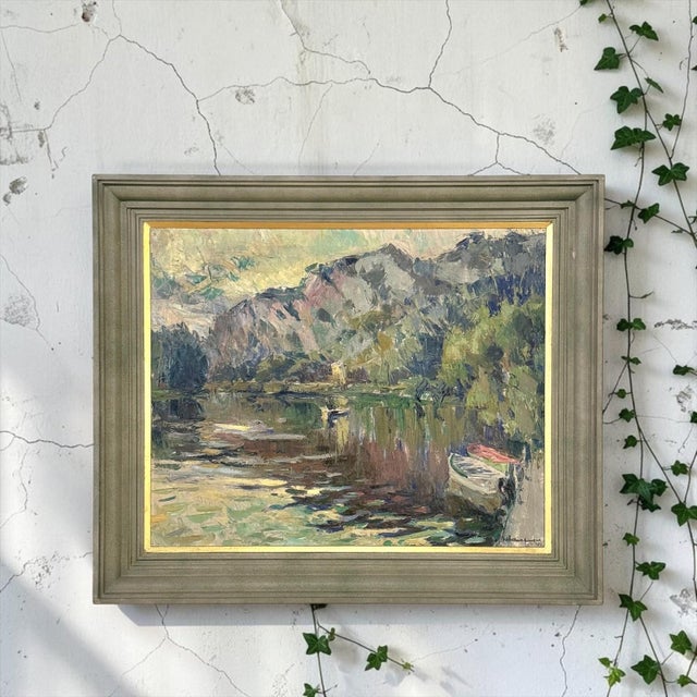 A Belgian impressionist oil on canvas by Albert Chavepeyer (1899-1986), painted with the quick, sure hand of an artist...